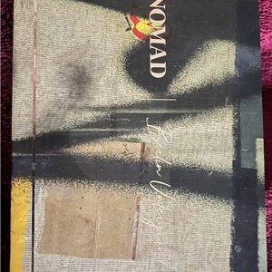 Nomad Mixed Media Art - Black, Gold, and Red